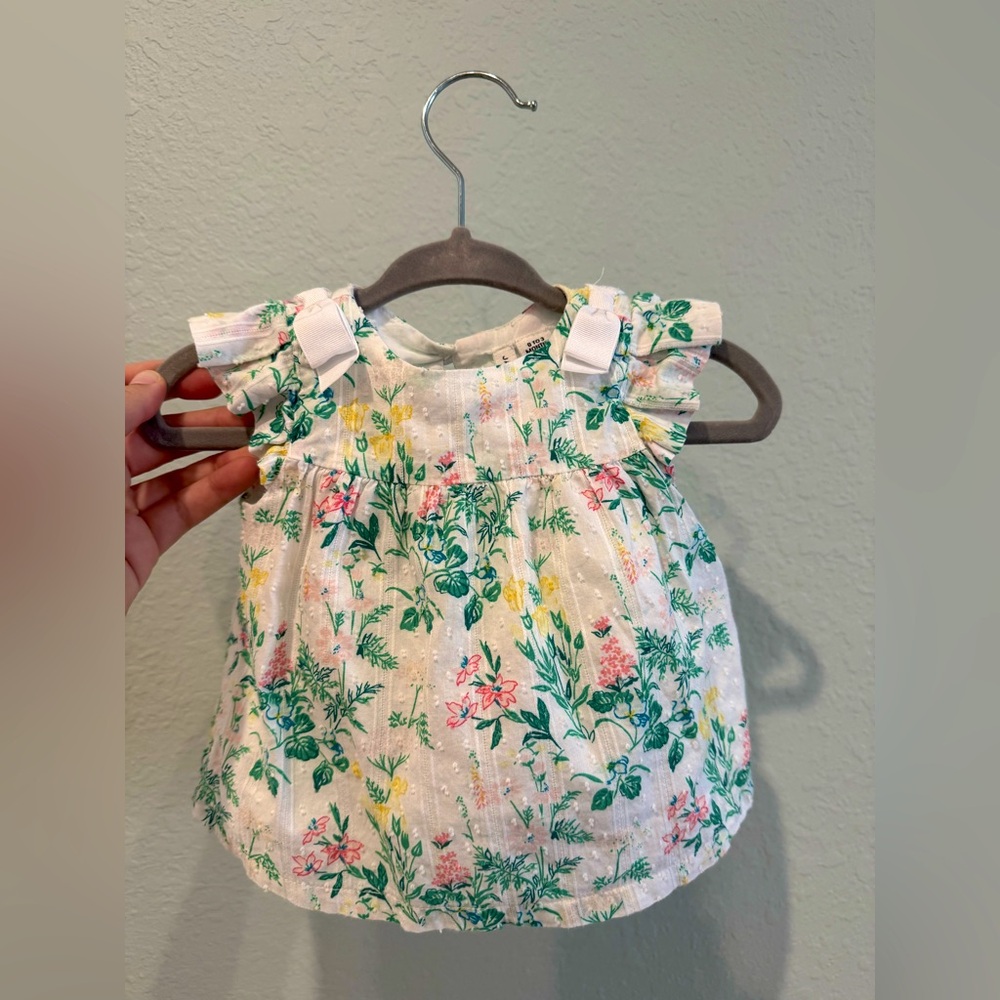0-3 mth Janie and Jack Floral Set
